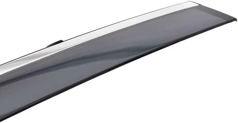 WellVisors Window Visors Wind Deflectors Compatible with Acura MDX 2022-2026 with Chrome Trim Rain Guards 3-847AC018