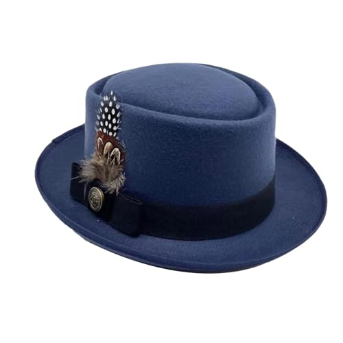 Sombrero de lujo para el Oktoberfest, sombrero alpino alemán Fedora bávaro con plumas, ideal para accesorios de disfraces, Oktoberfest, de la Semana del Libro