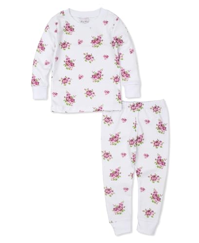 Kissy Kissy Girls Toddler Coming Up Roses Print Long Pajamas Set