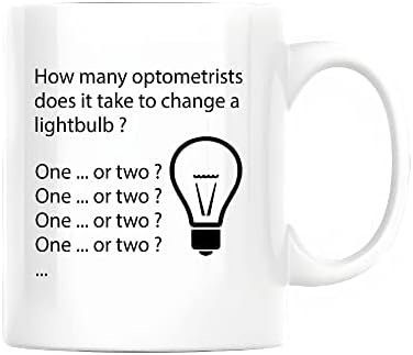 Humorous Optometry Gift for Ophthalmologists and Ophthalmology Professionals 11oz 15oz White Coffee Mug