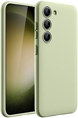 JETech Slim Fit Case for Samsung Galaxy S23 5G 6.1-Inch, Soft TPU Thin Protective Phone Cover with Matte Finish, Shockproof (Lime)