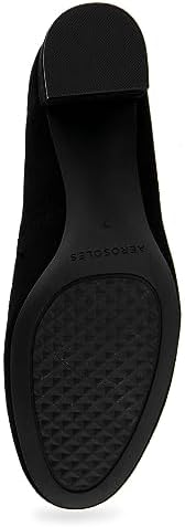 Aerosoles Women's EBEL Pump, Black Suede, 9 Wide | Image 3