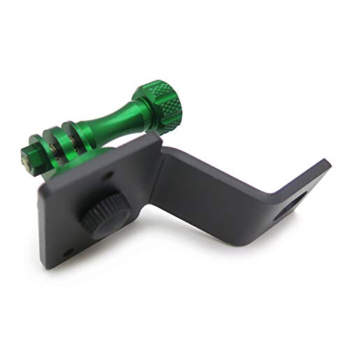 Httmt- Motorcycle Rearview Mirror Camera Mount Bracket Holder Compatible With Gopro Hero 7/6/5/4 In Green [P/N: Gzsp-Sp-015] #TOP2