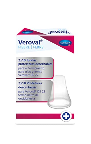 Veroval Capuchones Higiénicos Desechables para Termómetro Veroval Duo Scan, 20 Unidades Cover