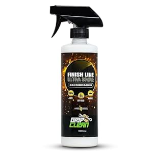 Grip Clean – Finish Line Ultra Shine 2-in-1 Cleaner and Polish Detailer – Car Interior & Exterior Detail Spray for Automotive & Powersports – Streak-Free Shine/Fresh Scent
