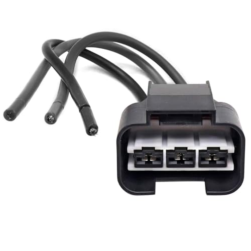 Image of SecosAutoparts WRK4K-MA59 WRK4KMA59 Cooling Fan Resistor Pigtail Connector Compatible with Kia Sedona 2014-2018 Optima 2014-2019 Blower Motor Resistor Connector