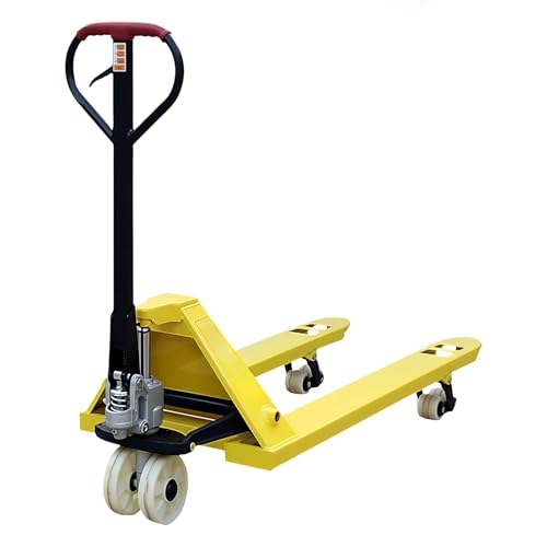 Cric idraulico manuale per transpallet, capacità 2000 kg, con rilascio a pedale e impugnatura ergonomica, per il trasporto di magazzini e le operazioni di carrello elevatore pesante