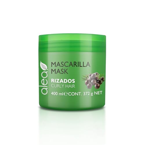 ALEA - Mascarilla Pelo Rizado - Mascarilla Rizados - 400 ml - con Extracto de Acai - Rizos Definidos, Naturales y Flexibles - Aporta Cuerpo y Fuerza al Cabello - Sin sulfatos ni Parabenos