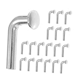 CIYODO 50pcs Pallet Rack Drop Pin j Bolt Safety Chrome Storage Pallet Garage Shelving j Bolt for Rack