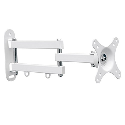 Wandhalterung weiß TV 32" schwenkbar Wandabstand 35cm