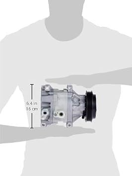 Denso New A/C Compressor with Clutch - 471-1341