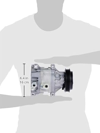 Denso New A/C Compressor with Clutch - 471-1341