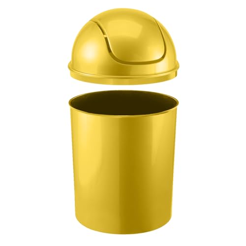 Image of Umbra Mini Waste Can, 1-1 /2 Gallon with Swing Lid (Yellow)