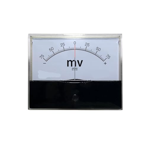 Millivoltmètre positif et négatif 44C2 DC -25mV à 25mV de dimension 100x80mm pour mesure précise