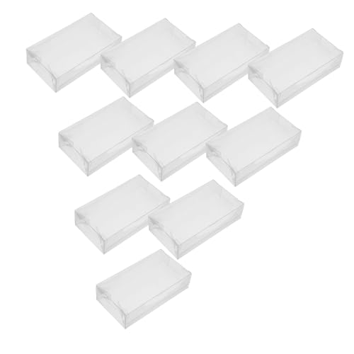 TEHAUX 10���蓧���v���X�`�b�N�{�b�N�X �L�����f�B�[��p�g���[�g�e�� �p�[�e�B�[���َq���[ ���^ �{�b�N�X �f�U�[�g�L�����[�P�[�X �ė��p�\ ���v