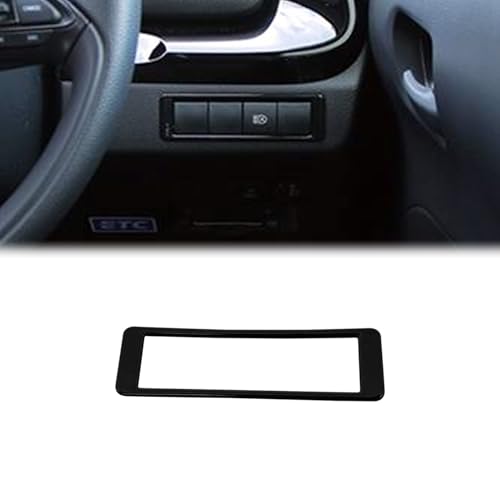 Hyorabyn 新型アクア MX系 2021年〜に適用ヘッドライト 調節フレーム コンソールスイッチガーニッシュ インテリアドレスアップアクセサリーABS ブラック