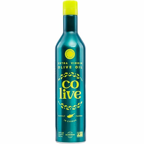 Colive Extra Virgin Olive Oil 16,9 fl oz (500ml) | Cold Extracted| Balanced Taste| Handpicked & Harvested from Cyprus| Glass Bottle| (Pack of 2) image 4