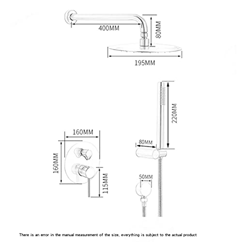 Ensemble de robinet de douche de salle de bain pour moments de douceur