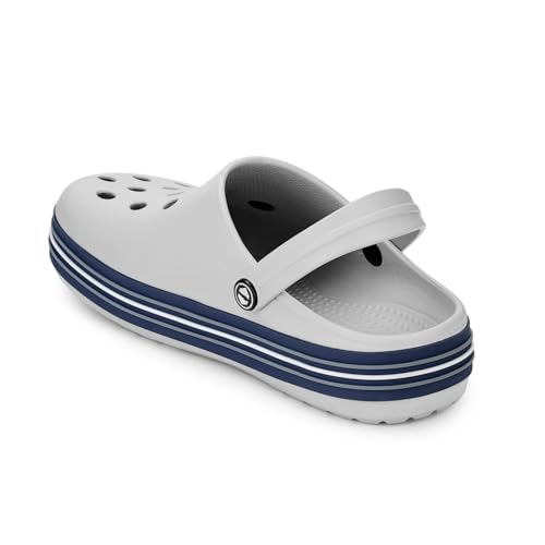 Image of Hoppa Trio Clogs for Men, Extra Soft EVA Moulded Slip-On Clogs | Lightweight, Cushioned, Water-Resistant & Non-Slip | Everyday Casual Footwear