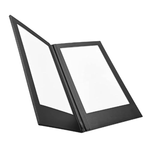 Wuden Rechargeable LED Light Menu Book PU Leather Display Book Night Club Restaurants Beer Bar Shop Cafe Two Pages