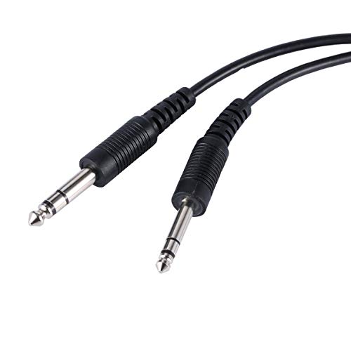Fone de ouvido para aviação faça você mesmo 2 m UFQ Fones de ouvido para aeronaves de plugue duplo C
