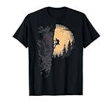 Klettern T-Shirt Berge Kletterer Bouldern Geschenk Berg T-Shirt