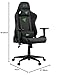 Razer Edition TAROK Essentials X Cloth PC Gaming Stuhl Stoff - atmungsaktiver Stoffbezug, Softcoat 1D Armlehnen, Wippfunktion, Lendenkissen und Kopfkissen, bis 130kg, schwarz