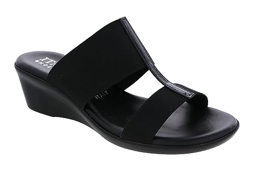 Italian Shoemakers Women's, Sadey Sandal Black 9.5 M #TOP1