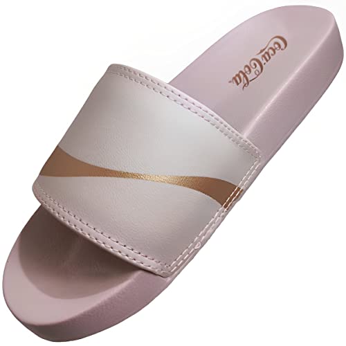 Sandálias Coca Cola, Slide Iris, Feminino, Rose/Rose, 36
