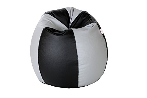 Image of Comfy Bean Bag XXXL Size Black + Grey Without Fillers - Cover Only