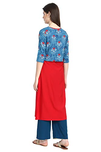 Image of ALC Creations Women's Crepe A-Line Kurti