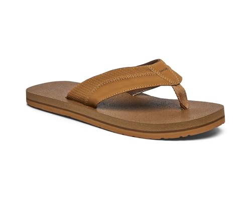 Image of Sanuk Mens Beer Cozy | Flip Flops for Men | Mens Sandals | Beach Sandals | Supportive & Lightweight | Memory Foam Footbed