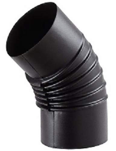 NO1204 tubo de chimenea Classic Negro