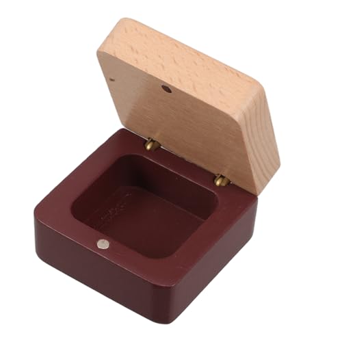 LIFKOME Caja caja de almacenamiento de cabello rizo organizador de madera sostenedor del recuerdo del bebé contenedor de de leche fetal contenedor de pelo de bebé hada Haya