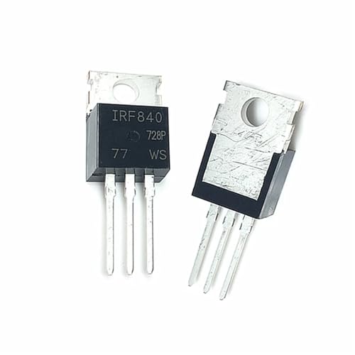 Transistor MOSFT IRF840 TO220 haute tension 500V commutation rapide - 10pcs