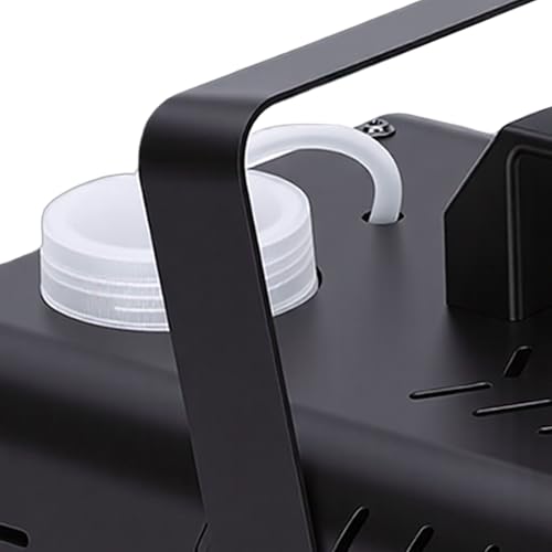 Máquina de humo de 600 W con luces y control remoto inalámbrico, 13 modos, enchufe estadounidense miniatura 7