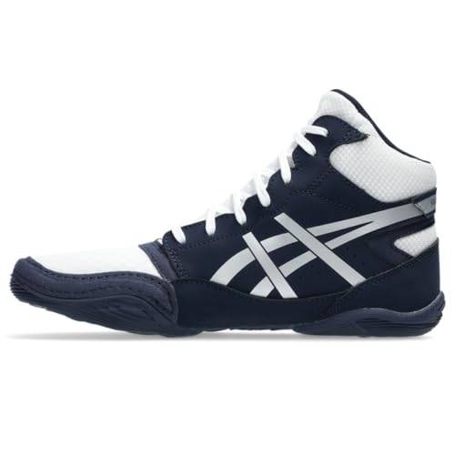 ASICS Kid's Snapdown 4 Grade School Wrestling Shoes, 2.5, Midnight/Pure Silver - image 4