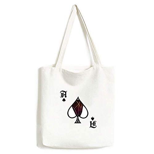 Sac à main Crystal Universe lavable Star Sky grand format motif poker Spade