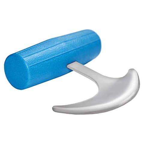 Rehabilitation Advantage T-grip Rocker Utensil With Plastic Blue Handle Cover