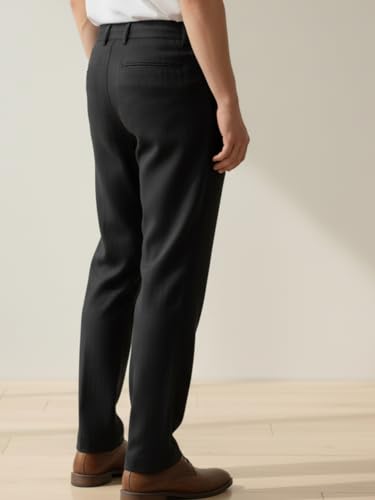 Image of Rigo Men Linen Straight Fit Korean Pants | Cotton Linen Regular Size Casual Trousers