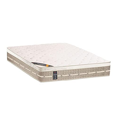 Colchão Casal Castor Premium Tecnopedic Euro One Face Molas Pocket 138x188x030
