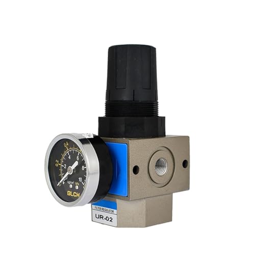 Régulateur de pression UF-03 compact avec manomètre et filtre de traitement d'air
