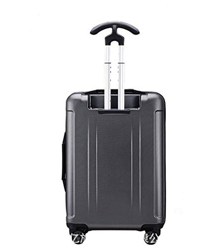 Bagage Uitbreidbaar Mode Zakelijke Trolley Koffer ABS + PC Materiaal Decoratief Riemslot Geschikt voor Zakenreizen, Zilver, 29"(Zilver 29) - Image 4