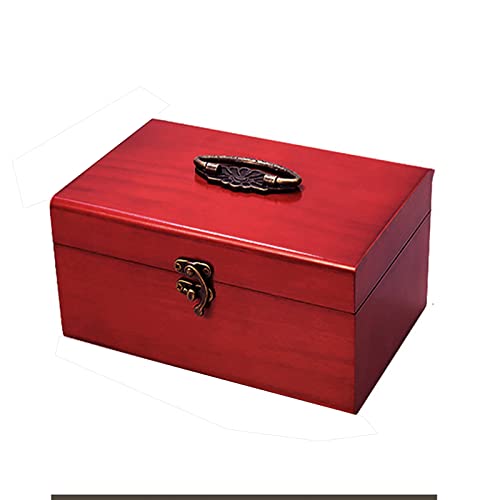 Panier à couture en bois avec compartiments boîte de rangement et accessoires