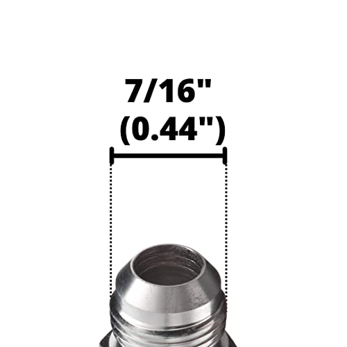 1/4" JIC Male x #6 SAE/ORB Male Corner/Elbow Hydraulic Adapter Fitting (5-PACK) | 6801-04-06 by Discount Hydraulic Hose.com - Image 5
