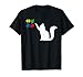 Cat Playing Puzzle Autism Awareness Kitten Autistic Warrior T-Shirt