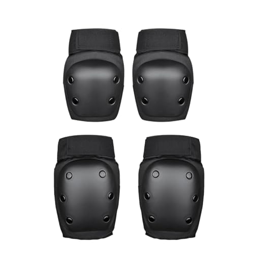 BESPORTBLE 1 Skateboard Protector Knee Pads Support Skating Scooters for Gear Youth Protective Sports Boys Size Brace Sleeve Suits Black