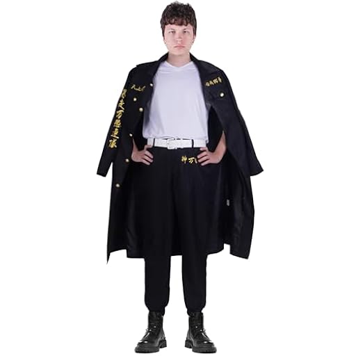 CoolChange Disfraz de Manjiro Sano Cosplay | Uniforme de Tokio Manji Gang para fans de Tokio Revengers | Pantalones, Camiseta, Nantel | Talla: L | Ya disponible en tu tienda friki favorita! En mundofriki.es! CoolChange Disfraz de Manjiro Sano Cosplay | Uniforme de Tokio Manji Gang para fans de Tokio Revengers | Pantalones, Camiseta, Nantel | Talla: L | Ya disponible en tu tienda friki favorita! En mundofriki.es!