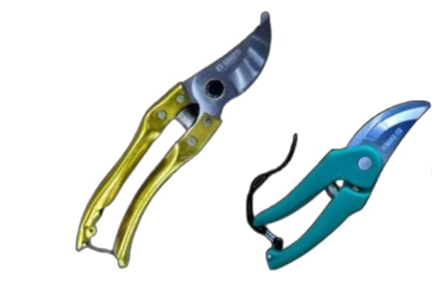 Image of by 10 Club Gardening Tool Kit for Home Garden - 2 Pcs (Pruner, Scissor) | Agriculture Tools for Terrace Gardening
