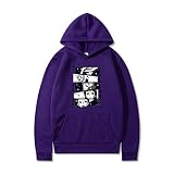 Sweats One Piece à Capuche Homme à Manches Longues avec 3D Photos des Membres,A,M